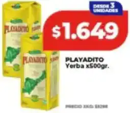 Supermayorista Vital Playadito yerba oferta