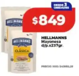 Supermayorista Vital Hellmanns mayonesa d/p oferta