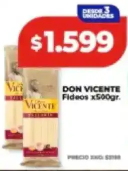 Supermayorista Vital Don vicente fideos oferta