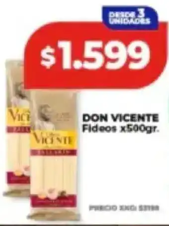 Supermayorista Vital Don vicente fideos oferta