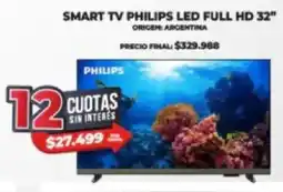 Supermayorista Vital Smart tv philips led full hd 32" oferta