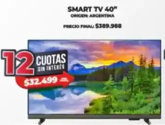 Supermayorista Vital Smart tv 40" oferta