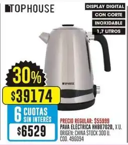 Coto Tophouse pava electrica oferta