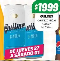 Almacor Quilmes cerveza rubia clásica lata oferta