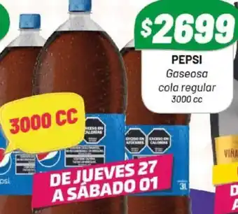 Almacor Pepsi gaseosa cola regular oferta