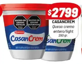 Almacor Casancrem queso crema entero/light oferta