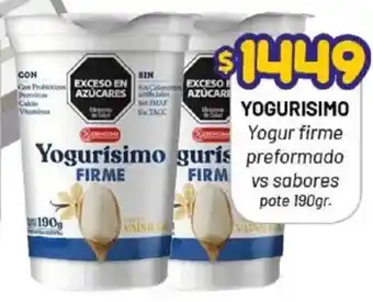 Almacor Yogurisimo yogur firme preformado vs sabores pote oferta