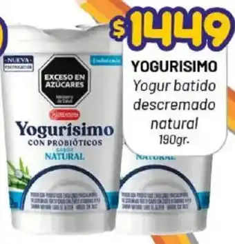 Almacor Yogurisimo yogur batido descremado natural oferta