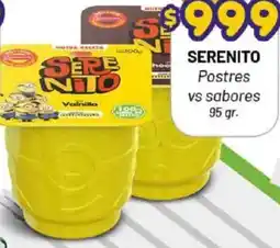 Almacor Serenito postres vs sabores oferta