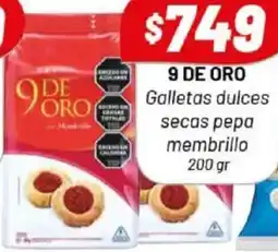 Almacor 9 de oro galletas dulces secas pepa membrillo oferta