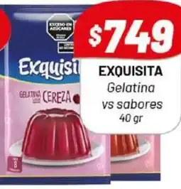 Almacor Exquisita gelatina vs sabores oferta