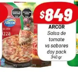 Almacor Arcor salsa de tomate vs sabores oferta