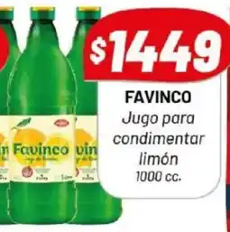 Almacor Favinco jugo para condimentar limón oferta