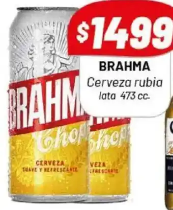 Almacor Brahma cerveza rubia lata oferta