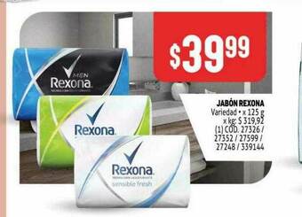 Makro Jabón Rexona oferta