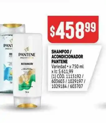Makro Shampoo Acondicinador Pantene oferta