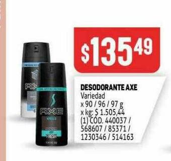 Makro Desodorante Axe oferta