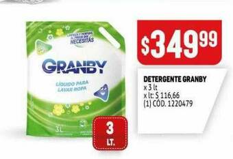 Makro Detergente Granby oferta