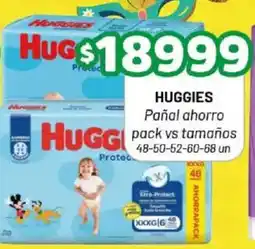 Almacor Huggies pañal ahorro pack vs tamaños oferta