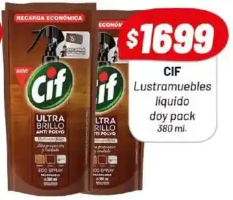 Almacor Cif lustramuebles liquido doy pack oferta