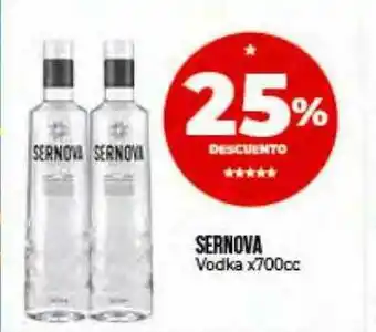 Supermayorista Vital Sernova Vodka 25% Descuento oferta