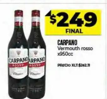 Supermayorista Vital Carpano Vermouth Rosso oferta