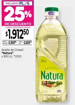 La Anonima Natura aceite de girasol oferta