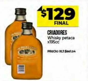 Supermayorista Vital Criadores Whisky Petaca oferta