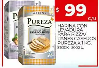 Supermercados DIA Harina Con Levadura Para Pizza Panes Caseros Pureza oferta