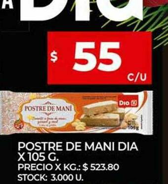 Supermercados DIA Postre De Mani Dia oferta