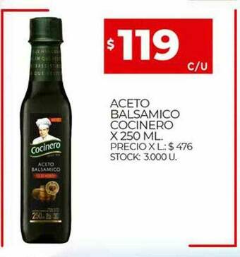Supermercados DIA Aceto Balsamico Cocinero oferta