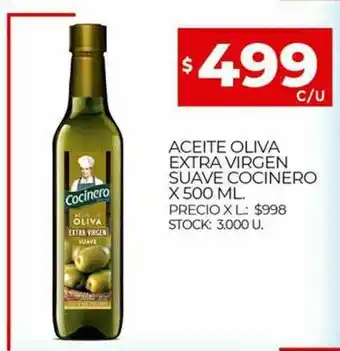 Supermercados DIA Aceite Oliva Extra Virgen Suave Cocinero oferta