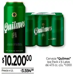 La Anonima Quilmes cerveza oferta