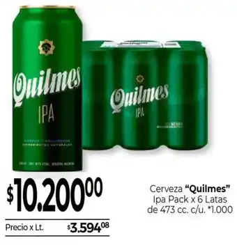 La Anonima Quilmes cerveza oferta