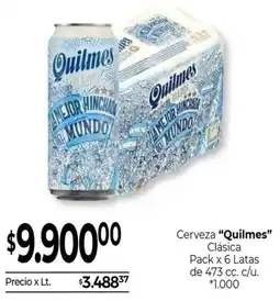 La Anonima Quilmes cerveza clásica oferta