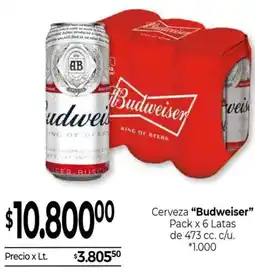 La Anonima Budweiser cerveza oferta