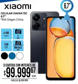 La Anonima Xiaomi celular  13c oferta