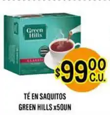 Supermercados Toledo Green Hills Té En Saquitos x500un oferta