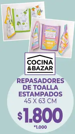 La Anonima Repasadores de toalla estampados oferta