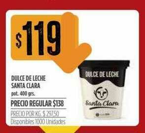 Supermercados Vea Dulce De Leche Santa Clara oferta