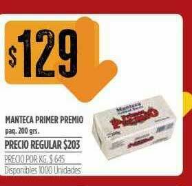 Supermercados Vea Manteca Primer Premio oferta