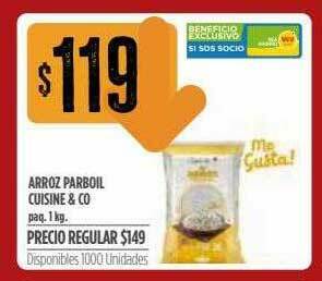 Supermercados Vea Arroz Parboil Cuisine & Co oferta