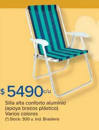 Carrefour Silla Alta Conforto Aluminio oferta