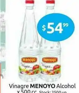 Cordiez Vinagre Menoyo Alcohol oferta