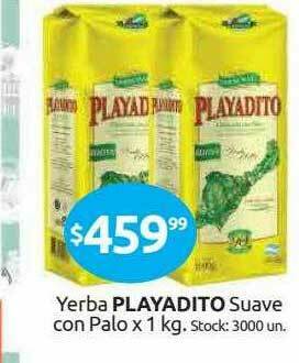 Cordiez Yerba Playadito Suave Con Palo oferta