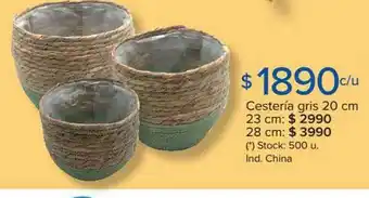 Carrefour Castería Gris 20 Cm oferta