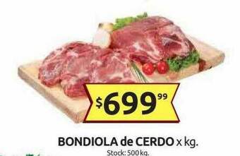 Cordiez Bondiola De Cerdo oferta