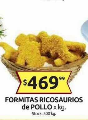 Cordiez Formitas Ricosaurios De Pollo oferta