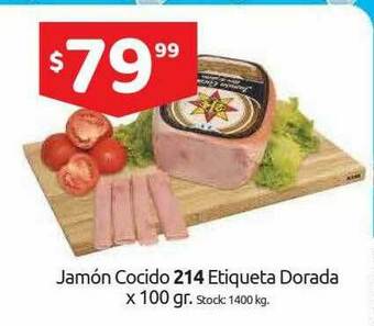 Cordiez Jamón Cocido 214 Etiqueta Dorada oferta