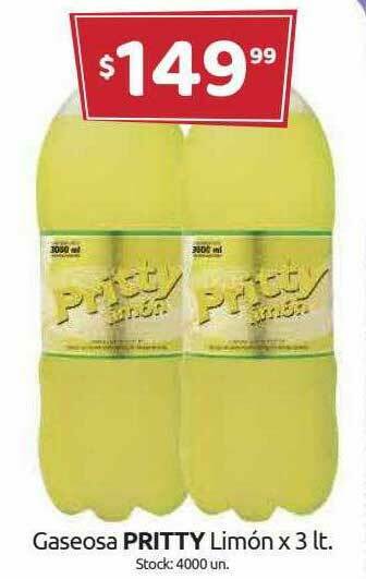 Cordiez Gaseosa Pritty Limón oferta